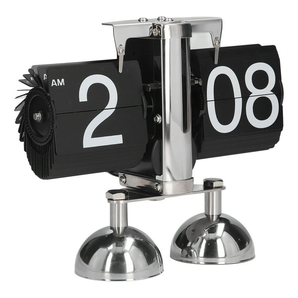Retro Flip Clock,Flip Clock Quartz Movement Retro Digital Flip Down