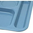 thumbnail image 3 of Carlisle 4398992 - Melamine Six Compartment Tray - for Right Hand Use, 10"Wx14-1/2"D, Blue, 12/Case, 3 of 8
