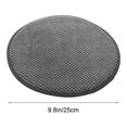 thumbnail image 6 of AuroraX Round Cozy Chair Cushions Non-Slip Thick Dark Gray Comfort Seat Cushion for Office and Desk Chair 9"x9" Relief Pad for Hip, 6 of 6