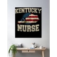thumbnail image 2 of Kentucky Nurse Gift Shirt Fun Unique Awesome Nursing Design Poster Wall Art, Modern Wall Decor, 24x36 UNFRAMED, 2 of 3