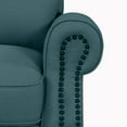 thumbnail image 7 of Homesvale Cari Pushback Recliner Chair, Blue Linen, 7 of 7