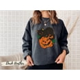 thumbnail image 4 of Black Cat Halloween Sweatshirt, 4 of 7