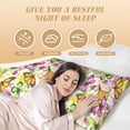 thumbnail image 4 of Bingfone Body Pillow Cover Long Pillow Case With Zipper Decorative Bedding Pillowcase 20"X54" Soft Cushion Pillow Case For Bedroom-Butterflies2, 4 of 8