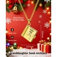 thumbnail image 5 of To My Daughter Book Necklace from Mom – Inspirational Flip Book Locket with Heartfelt Messages, Personalized Daughter Gift for Christmas, Birthday, Encouragement & Everyday Love, 5 of 9