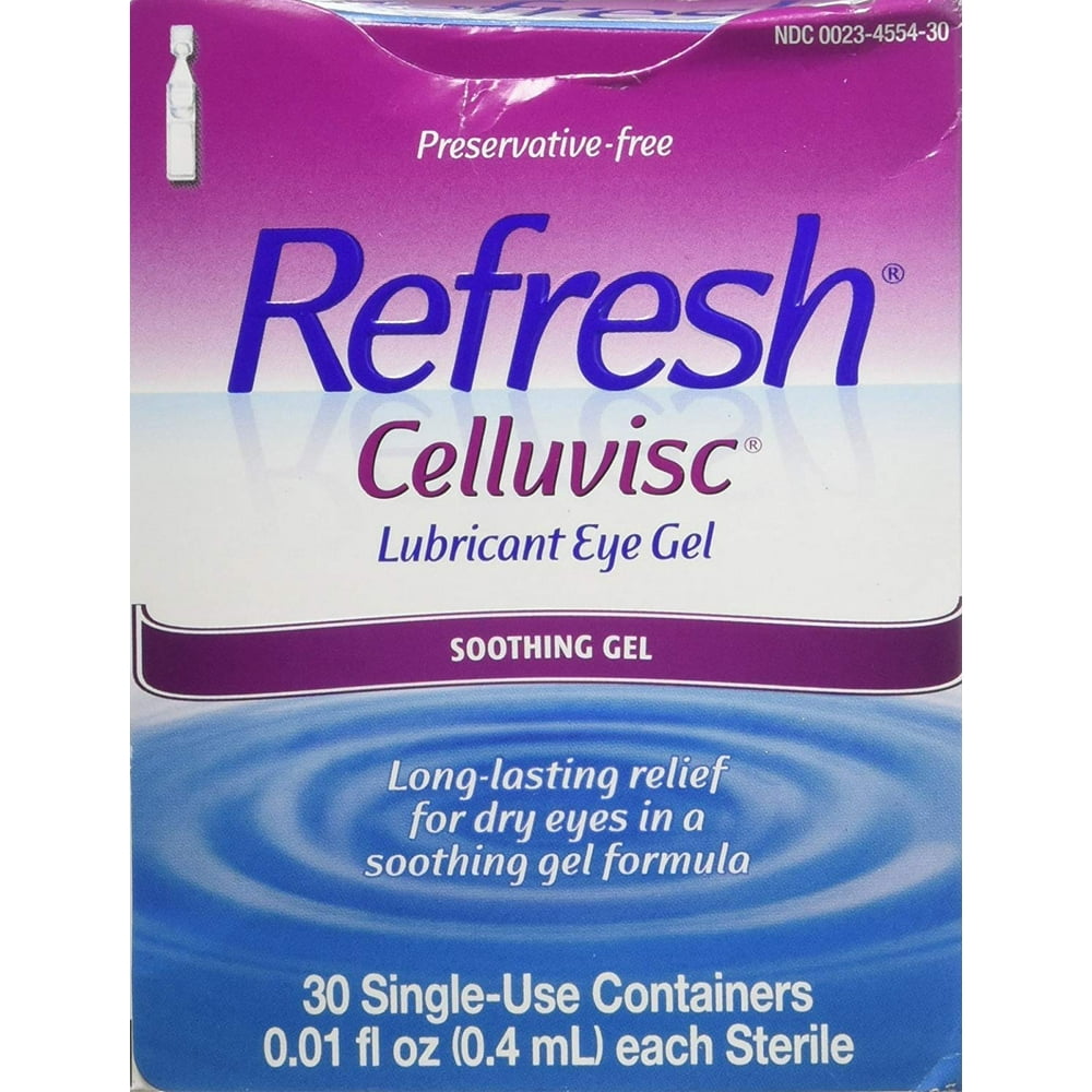 REFRESH CELLUVISC EYE GEL 30, Longlasting relief for dry eyes day or