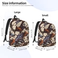 thumbnail image 4 of Daiia Vector Butterflies Vintage Canvas Backpack for Men and Women ,Hiking Backpack,Travel Laptop Bag for School,Large Capacity Backpack, 4 of 8