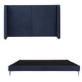 thumbnail image 1 of Base Cama Slim King Size + Cabecera Milan Azul Marino, 1 of 9