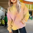 thumbnail image 2 of Mercatoo Kids Girls Tie Dye Hooded Sweatshirt Front Pocket Pullover Long Sleeve Tops Comfy Soft Outwear for Junior Girls, 2 of 7
