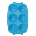 thumbnail image 1 of Billuyoard Molde de silicona para rosquillas de 6 rejillas para hornear, molde antiadherente para hacer rosquillas, molde de decoración de cocina hecho a Herramientas y accesorios para hornear Azul Billuyoard HA004909-03, 1 of 1