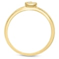 thumbnail image 3 of SuperJeweler 4 Diamond Promise Pave Ring in Yellow Gold for Women, 3 of 6