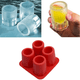 thumbnail image 3 of Bandeja de hielo antiadherente para congelar 4 vasos de chupito, 3 of 5