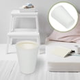 thumbnail image 1 of KONTONTY Joinpaya Poubelle Ronde Blanche 11,4 Po Bac de Recyclage de Papier pour Rangement à la Maison 2 Pcs, 1 of 8