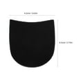 thumbnail image 2 of MIPCASE Black Rubber Heel Pads for Boots, Anti- Replacement Pads, 1 Pair, 2 of 8