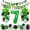 Number 7, variant on Soccer Theme Balloon Set, Green Number Foil Balloons, Sports Party Decorations, Aluminum Film Balloon Kit, Birthday Celebration Supplies, Number 12