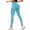 Blue, variant on Compression Leggings with Pockets for Women Tummy Control Leggings No Front Seam Workout High Waist Yoga Pants Hot Pink L