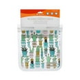 thumbnail image 3 of Full Circle ZipTuck Reusable Plastic Food and Storage Bag, Sandwich Set of 2, Cactus Party, 3 of 26