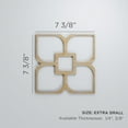 thumbnail image 3 of Ekena Millwork 7 3/8"W x 7 3/8"H x 1/4"T Extra Small Olivia Decorative Fretwork Wood Wall Panels, Birch, 3 of 18