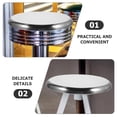 thumbnail image 3 of unbranded Asiento De Acero Inoxidable Para Taburete Redondo Para Uso En Banquetes Y Celebraciones, 3 of 7