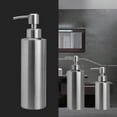 thumbnail image 4 of Stainless Steel Countertop Sink Soap Dispenser Kitchen Bathroom Hand Dish Lotion Bottle Container, 4 of 10
