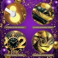 thumbnail image 4 of Gold Theme New Year Banner Luxury Style 2026 Banner Pocket Watch Design Fireworks Happy New Year Banner for New Year Party Home Decoration Holiday Celebration, 4 of 9