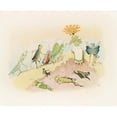 thumbnail image 3 of Ernst Kreidolf 17x15 Black Modern Framed Museum Art Print Titled - Arnika (1922), 3 of 5
