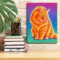 thumbnail image 3 of Epic Graffiti 'Longhaired Orange Tabby Cat'  by Rebecca Wang Art Canvas Wall Art, 12" x 16", 3 of 8