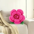 thumbnail image 5 of Gallickan Flower Plush Pillow, Rose Pillow Soft & Comfortable Flower Cushion Colorful Flower Plush Toy Home Bedroom Shop Restaurant Decor, 15.7", Hot Pink, 5 of 6