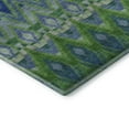 thumbnail image 4 of Addison Rugs Mayfield Washable Transitional Southwest Green Rectangle Rug, 2'6" x 3'10", 4 of 6