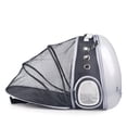 thumbnail image 4 of Gran Capatity espacio extensibilidad perro mascota mochila de viaje al aire libre transpirable cachorro gato mochila de transporte bolsas plegables, 4 of 5
