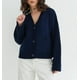 thumbnail image 3 of CORIRESHA Women's Thick Comfort V-Neck Pocket Ribbed Knit Button Sweater Cardigan, 3 of 4