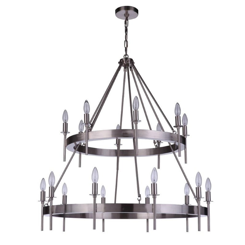 Craftmade Lighting - Larrson - 18 Light Chandelier In Transitional Style-38