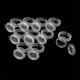 thumbnail image 3 of Palillo y aseo del tatuaje del tatuaje Tatuaje Tinta taza de pegamento taza de plástico Nail Art Anillos Maquillaje Pigmento Soporte claro con tapa de la tapa 50 piezas AweSitey CE001454-00, 3 of 7