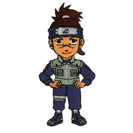 Anime Naruto Patch - Patch - Naruto - New Chibi Iruka Hands on Hip Iron On Anime ge7134
