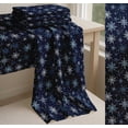 thumbnail image 6 of Soimoi Blue Cotton Poplin Fabric Snow Flakes & Star Fabric Prints By Yard 42 Inch Wide, 6 of 7