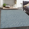 thumbnail image 4 of Oak Hand Woven Modern Area Rug - Blue - 2' 2" x 6' 6" Runner, 4 of 4