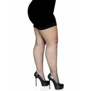 Leg Avenue Womens Plus Size Spandex Industrial Fishnet Tights