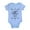 Blue, variant on Boys Girls Short Sleeve Letter Prints Romper Bodysuits Clothes Onesie Toddler Baby Leisure Clothing