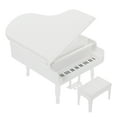 thumbnail image 4 of COSMOBETTY 1 Set Miniature Piano and Chair Model Grand Piano Shape Vintage Design for Doll House Furniture Decoration, 4 of 8