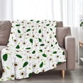 thumbnail image 4 of Avocado Blanket Avocado Throw Blanket for Girls Women Fruits Blanket for Kids Adults Ultra Soft Cozy Fleece Blanket for Couch Sofa \u200bBed 60"x80", 4 of 6