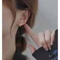 thumbnail image 2 of Solid 925 Sterling Silver Love Heart Hoop Earrings for Women Teens Heart Hoop Earrings Love Huggie, 2 of 14