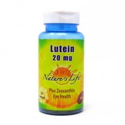 Nature's Life Lutein 20 mg Plus Zeaxanthin Eye Health - 60 Softgels