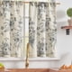 thumbnail image 5 of Cortinas de Ventana JINCHAN de Estilo Rústico Floral para Cocina 90x60 cm 2 Paneles, 5 of 9