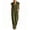 Army Green#womens jump suits summer, variant on Baggy Jumpsuits for Women Dressy Casual Cotton Linen Sleeveless Wide Leg Jumpsuit Plus Size Half Button Henley Neck Romper with Pockets Khaki,XXL