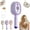 Purple, variant on Electric Spray Air Cushion Hair Brush,2026Upgrade 3 in 1 Air Cushion Brush Steam Hair Brush Scalp Massager,Retractable Hairs Massage Brush for Frizzy Hair & Scalp Care,Relieve Hair Tangles & Dryness