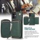 thumbnail image 5 of Funda tipo cartera para iPhone 12 con tarjetero y correa para el hombro para mujer, 5 of 5