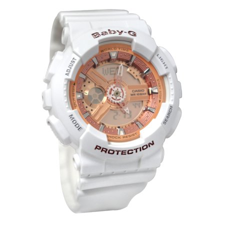 casio baby g white rose gold