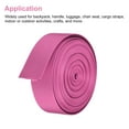 thumbnail image 4 of Uxcell Durable 1.5" Width Flat Nylon Webbing Strap for Backpacks and Luggage Racks Light Rose Red, 4 of 7