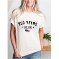 thumbnail image 4 of 250th Anniversary American Flag Shirt, 250 Years America Shirts For Women Man, 4 of 7