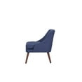 thumbnail image 3 of A&D Home Dana Linen Accent Chair, Blue, 3 of 7
