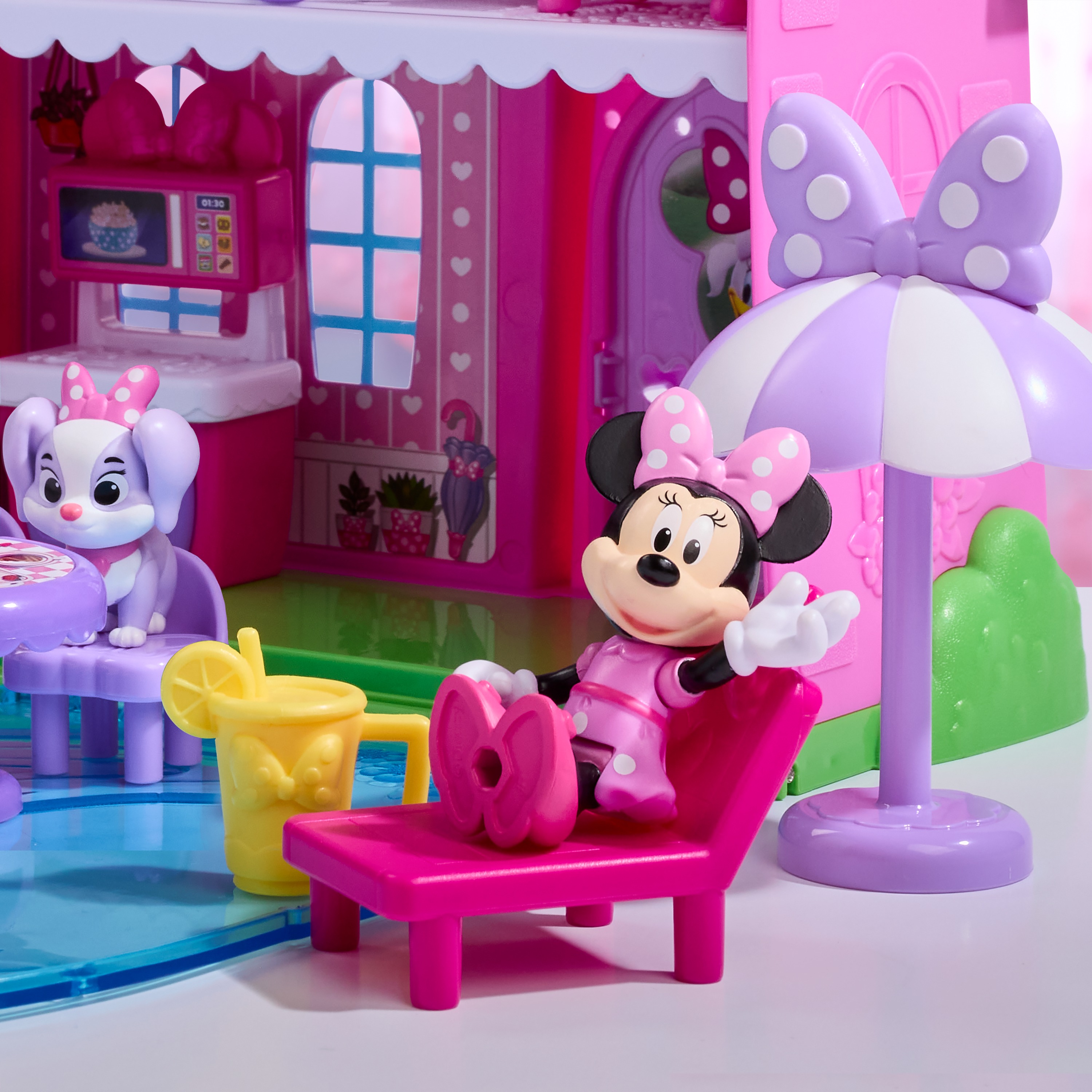 Disney Jr. Minnie Mouse Mini Mansion Playset Dollhouse photo 5
